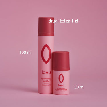 Zestaw żel nawilżający 100 ml + żel nawilżający 30 ml