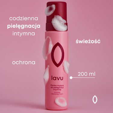 Pianka myjąca do higieny intymnej